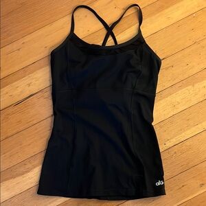 All Black Athletic Tank Top